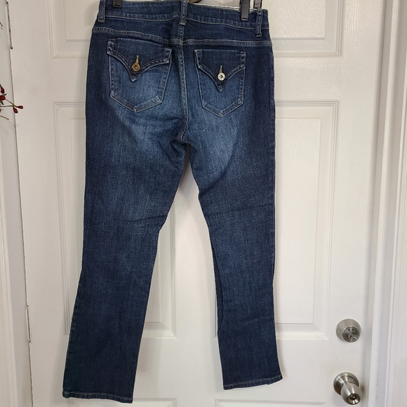 (877) Simply Vera by Vera Wang Woman's Boot Cut Jeans, Size: 4 Color: Blue - Picture 13 of 15